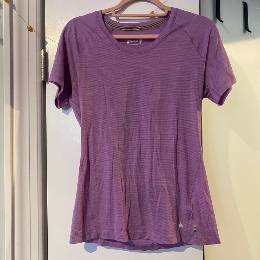 Smartwool Merino 5 Base Layer Micro Stripe Short Sleeve Shirt
